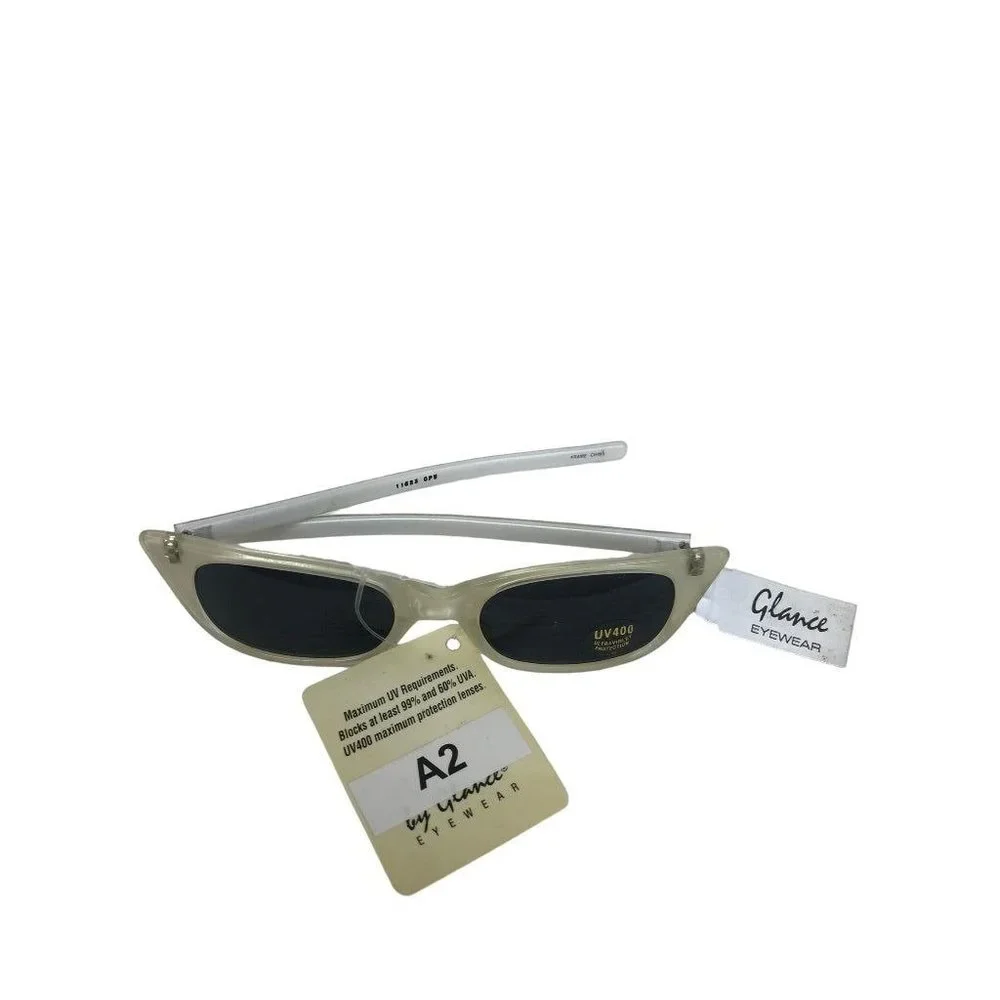 Children's Youth New Glance Sunglasses Oval UV400 Protection 11623-CPW